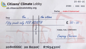 A Carbon fee "dividend"