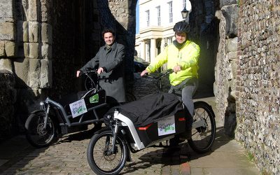 Electric cargo bikes go live in Lewes