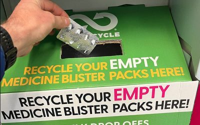 How can I recycle blister packs for pills and tablets?