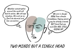in two minds